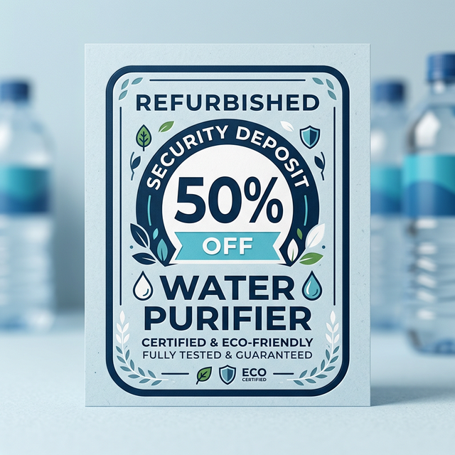 Refurbished Water Purifier Offer